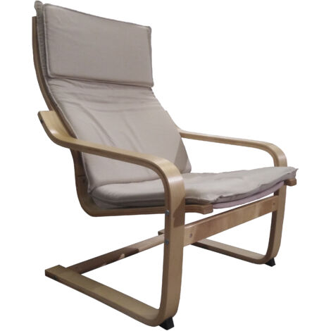 POLTRONA DONDOLO COLUMBIA 67X86XH102CM BEIGE