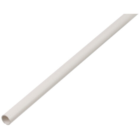 PROFILO TUBOLARE D.7X1000MM PVC BIANCO