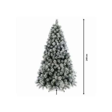 Albero di Natale Artificiale XONE Romanov innvevato folto 240 cm