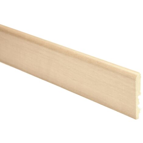 BATTISCOPA ABETE RIVESTITO 60X10X2250MM GREZZO