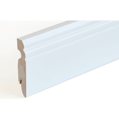 BATTISCOPA MDF DUCALE 90X15X2400MM BIANCO