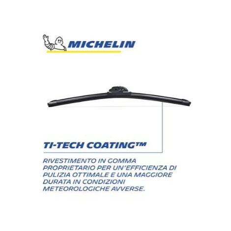 Spazzola Tergicristallo Posteriore Michelin ML1255 - Ricambio Specifico Per Tergilunotto