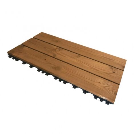 PIASTRELLA SMARTDECK 30X60XH2,5CM NATURAL IN PINO