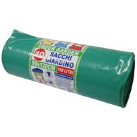 SACCHI GIARDINO 160L 90X120CM 10PZ VERDI XTRAFORTI