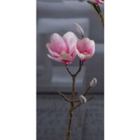 MAGNOLIA 48CM CON 2 FIORI IN 4 COLORI