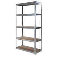 SCAFFALE 5 RIPIANI 90X40XH180CM IN MDF E METALLO