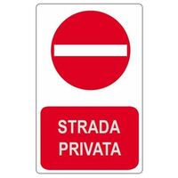 CARTELLO 20X30CM STRADA PRIVATA
