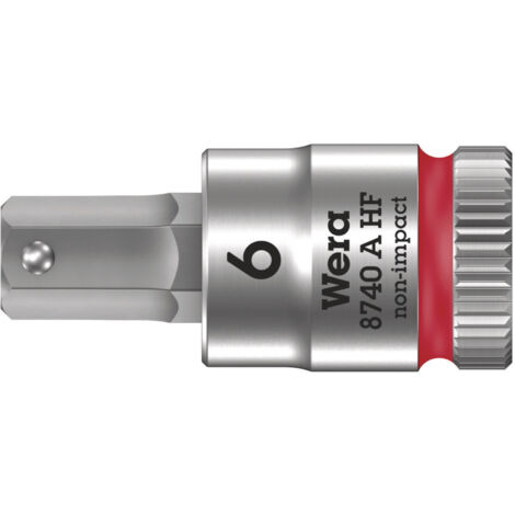 WERA Schraubendreher-Einsatz 1/4" 6x28mm i6-kant Haltefunktion