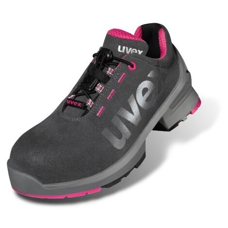 Uvex 1 Ladies S2 SRC ESD 85628 flache Sicherheitsschuhe - - Grau