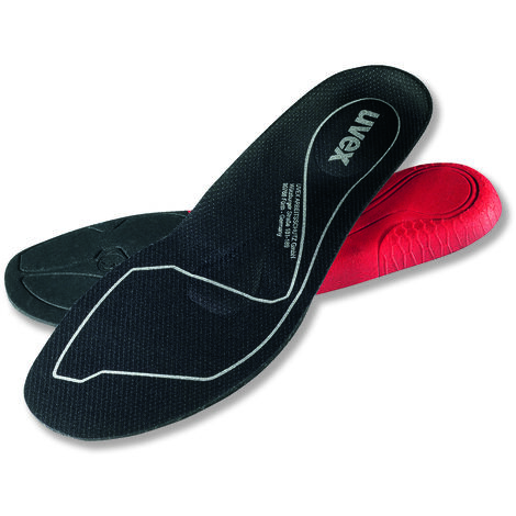 UVEX Einlegesohle für 1 2 xenova construction Gr. 42 W10 schwarz/rot 9534.7