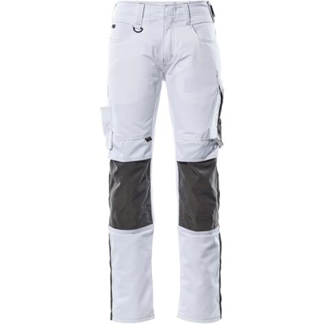 MASCOT Unique Bundhose Mannheim Gr. 82C60 weiß/dunkelanthrazit 12679-442