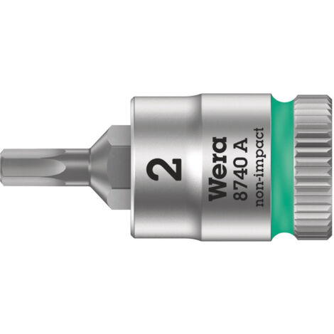 WERA Schraubendreher-Einsatz 1/4" 2x28mm i6-kant Haltefunktion