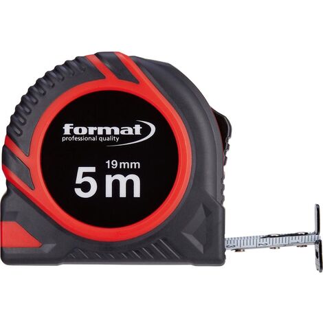 Taschenbandmaß 5mx19mm weiß FORMAT