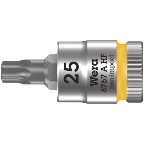 Wera Steckschlüsseleinsatz 8767 A HF TORX 1/4" T25 Länge 28 mm - 5003365001