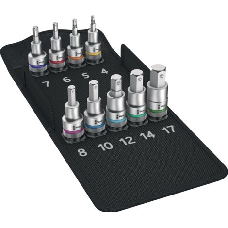 WERA SchraubendreherEins.Grt.1/2" 9tlg. Hex mitHaltefür