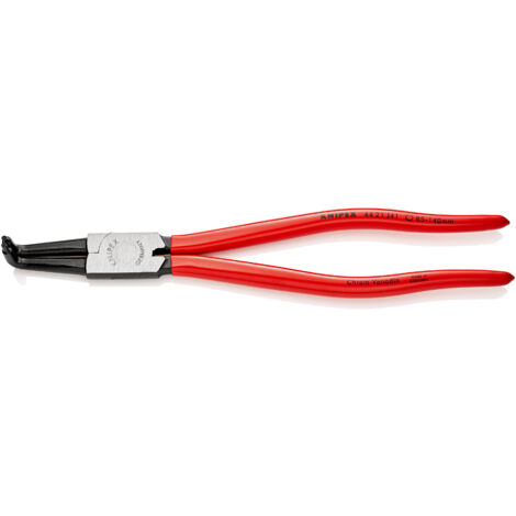 KNIPEX 44 21 J41 Sicherungsringzange für Innenringe in Bohrungen mit Kunststoff überzogen schwarz atramentiert 300 mm