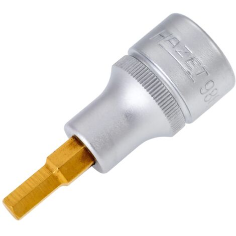 Hazet Steckschlüsseleinsatz 986 1/2" Innen-6-kant SW 6 mm L 60 mm - 986-6
