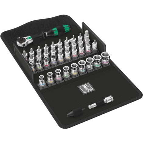 WERA 8100 SA All-in Zyklop Speed- Knarrensatz 1/4" Antrieb metrisch 003755