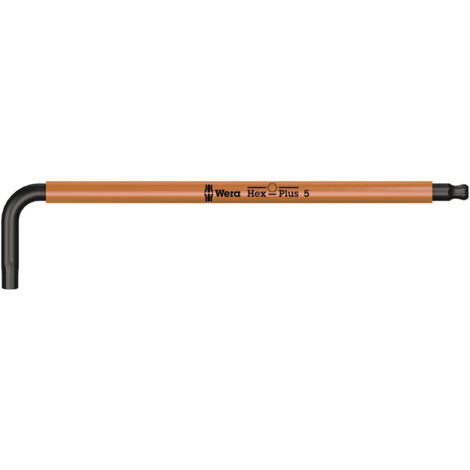 Wera 950 SPKL Winkelschlüssel Multicolour, Innen-6KT, SW 5,0 mm,, Länge 154 mm