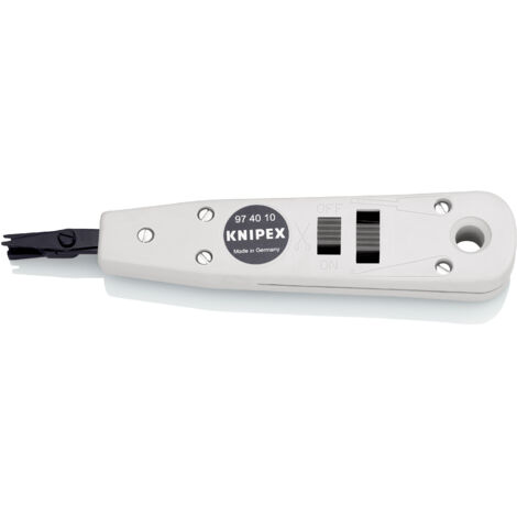 KNIPEX 97 40 10 Anlegewerkzeug für LSA-Plus und baugleich 175 mm
