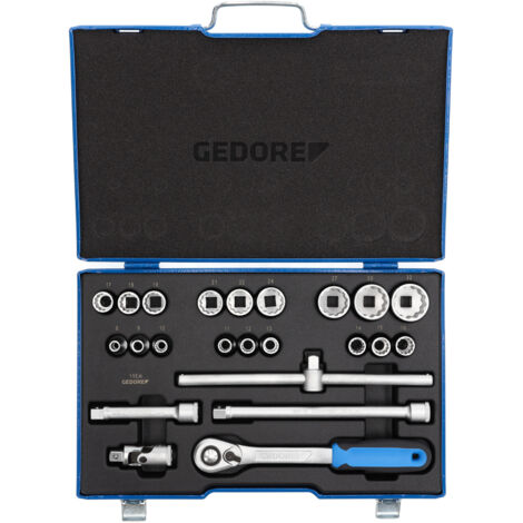 GEDORE Steckschlüssel-Set 1/2" 23-tlg UD 8-32mm D 19 EMU-20 2545845