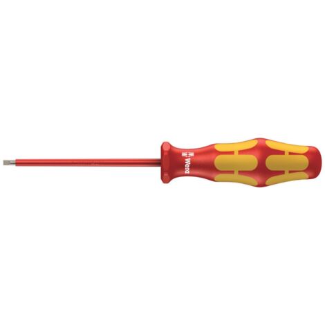 WERA Schlitz-Schraubendreher VDE mit Lasertip 2,5x0,4x80mm