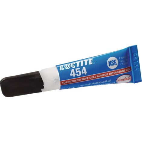 LOCTITE Sofortklebstoff Gelförmig 3 G-Tube Nr. 454