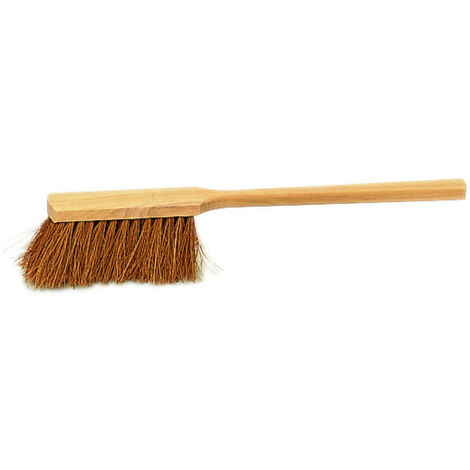 Handfeger Kokos langer Stiel 45cm Kokosfeger Feger Kokosfasern Kokoshaare