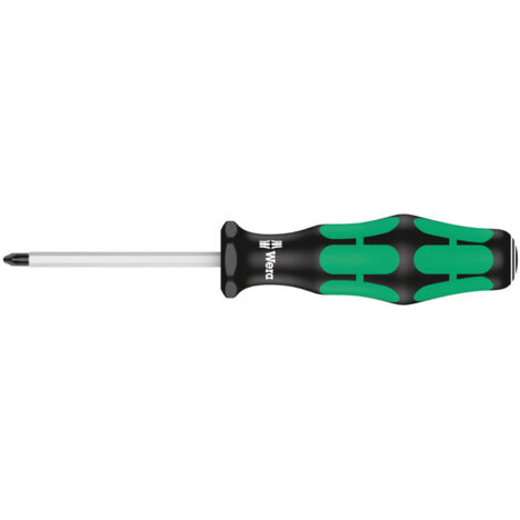 WERA Kreuzschlitz-Schraubendreher Pozidriv Kraftform PZ 0x 60mm SK