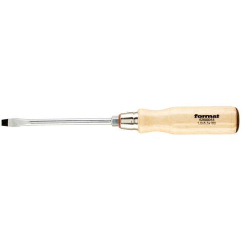 Schraubendreher mit Holzheft Schlitz 14x2,5x250mm FORMAT