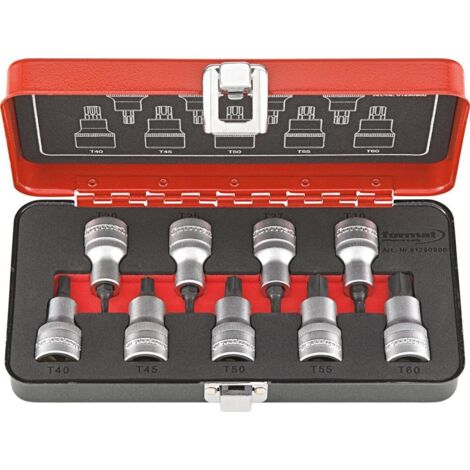 FORMAT Schraubend.Einsatz-Gar. 1/2" TORX 9tlg. 61290900 (1/5)