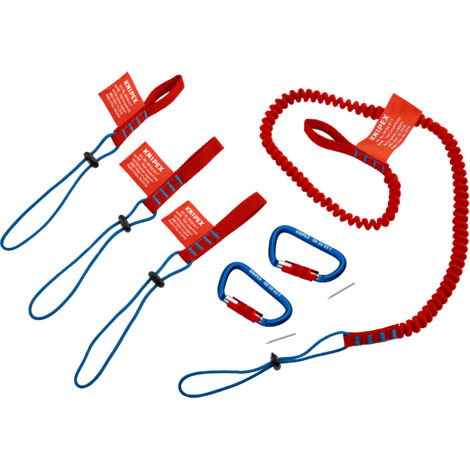 KNIPEX 00 50 04 T BK Sicherungssystem-Set 1 x 00 50 01 T BK, 3 x 00 50 02 T BK, 2 x 00 50 03 T BK