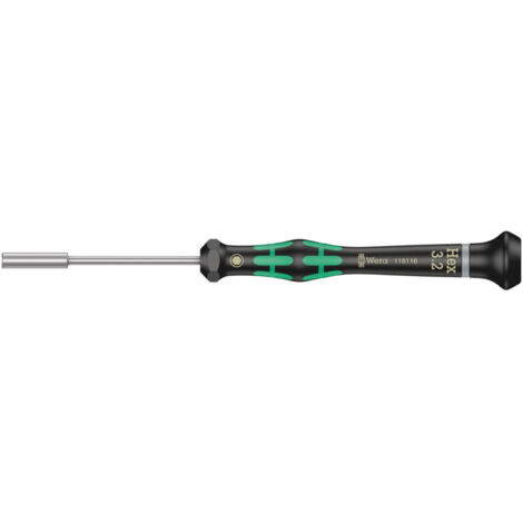 WERA Elektronik-Schraubendreher Außensechskant 3,2mm
