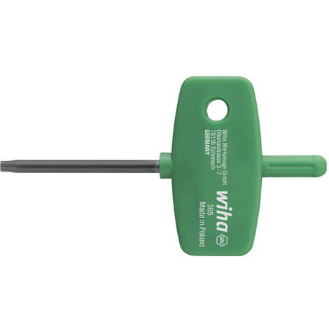 Wiha Stiftschlüssel mit Schlüsselgriff TORX® schwarzoxidiert T8 (01352)