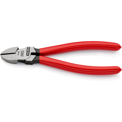 KNIPEX 70 01 160 EAN Seitenschneider mit Kunststoff überzogen schwarz atramentiert 160 mm