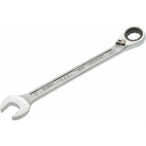 Hazet Knarren Ring-Maulschlüssel, Außen-Doppel-Sechskant-Tractionsprofil, 22 mm