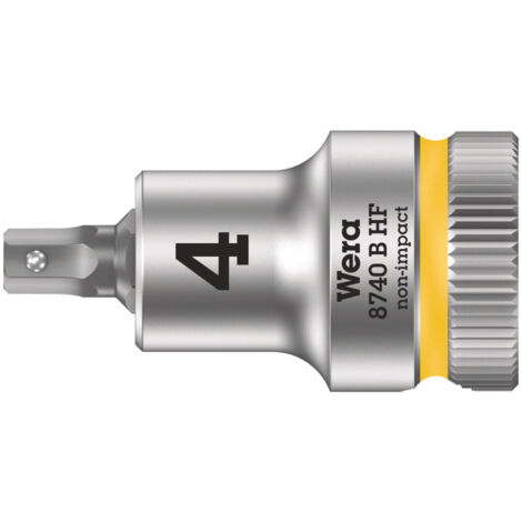 WERA Schraubendrehereinsatz 3/8" Innensechskant mit Haltefunktion 4x35mm