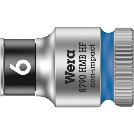 WERA Steckschlüsseleinsatz 6-kant 3/8" 6mm mit Haltefunktion