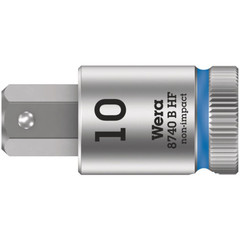 WERA Schraubendrehereinsatz 3/8" Innensechskant mit Haltefunktion10x38,5mm
