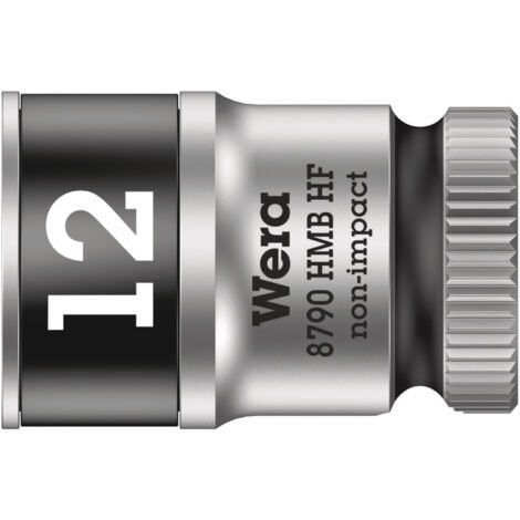 WERA Steckschlüsseleinsatz 6-kant 3/8" 12mm mit Haltefunktion