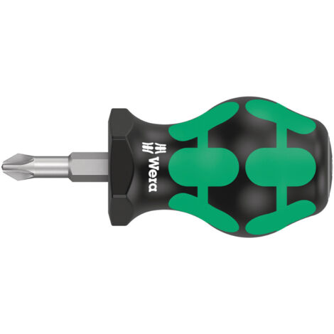 WERA SCHRAUBENDREHER STUBBY PZ02X 25mm
