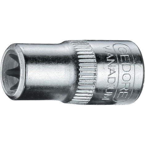 GEDORE Steckschlüsseleinsatz 1/4" Außen-TORX E6 TX 20 E6 6187720 (1/5)