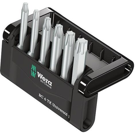 Wera 867/4 Z Mini-Check TX, 50 mm 05056472001 Bit-Set 6teilig Innen-TORX