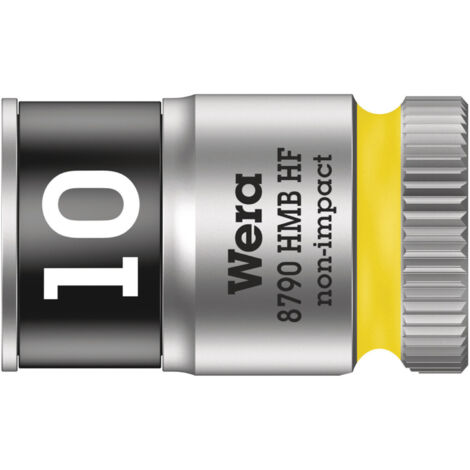 WERA Steckschlüsseleinsatz 6-kant 3/8" 10mm mit Haltefunktion