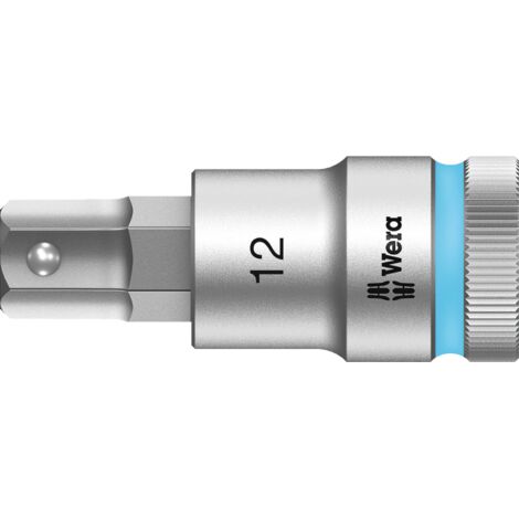 WERA Schraubendreher-Einsatz 1/2" 12x 60mm i 6kt. HF