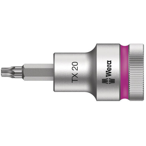 Wera Steckschlüsseleinsatz 8767 C HF TORX 1/2&quot T20 Länge 60 mm - 5003830001