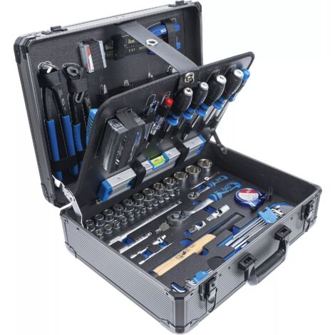 BGS TECHNIC Profi-Werkzeugsatz im ALU-Koffer 149-tlg. (1/10)
