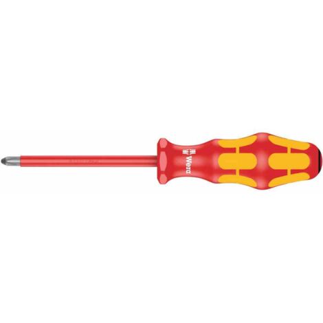 WERA VDE Kreuzschlitz-Schraubendreher Pozidriv 2x100mm PZ
