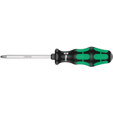 WERA Kreuzschlitz-Schraubendreher Pozidriv Kraftform PZ 2x100mm SK