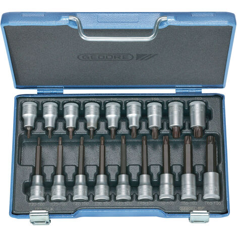 GEDORE Schraubendreher-Set 1/2" 18tlg TORX T20-60 ITX 19 LKP 6138510
